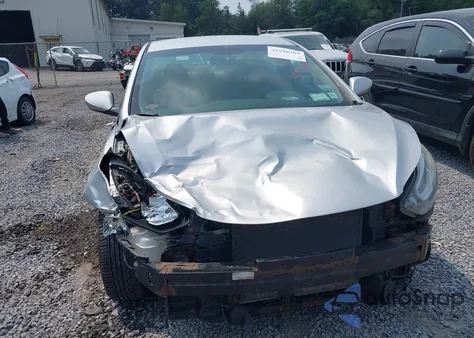 2016 Hyundai Elantra Se from USA, damaged, VIN 5NPDH4AE0GH653789